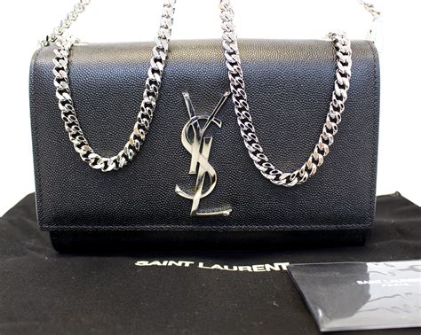 ysl shoulder bag silver chain|yves saint laurent bag price.